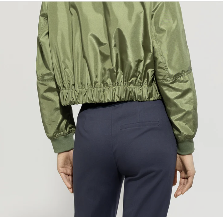 LUISA CERANO TAFT-Blouson smoky green