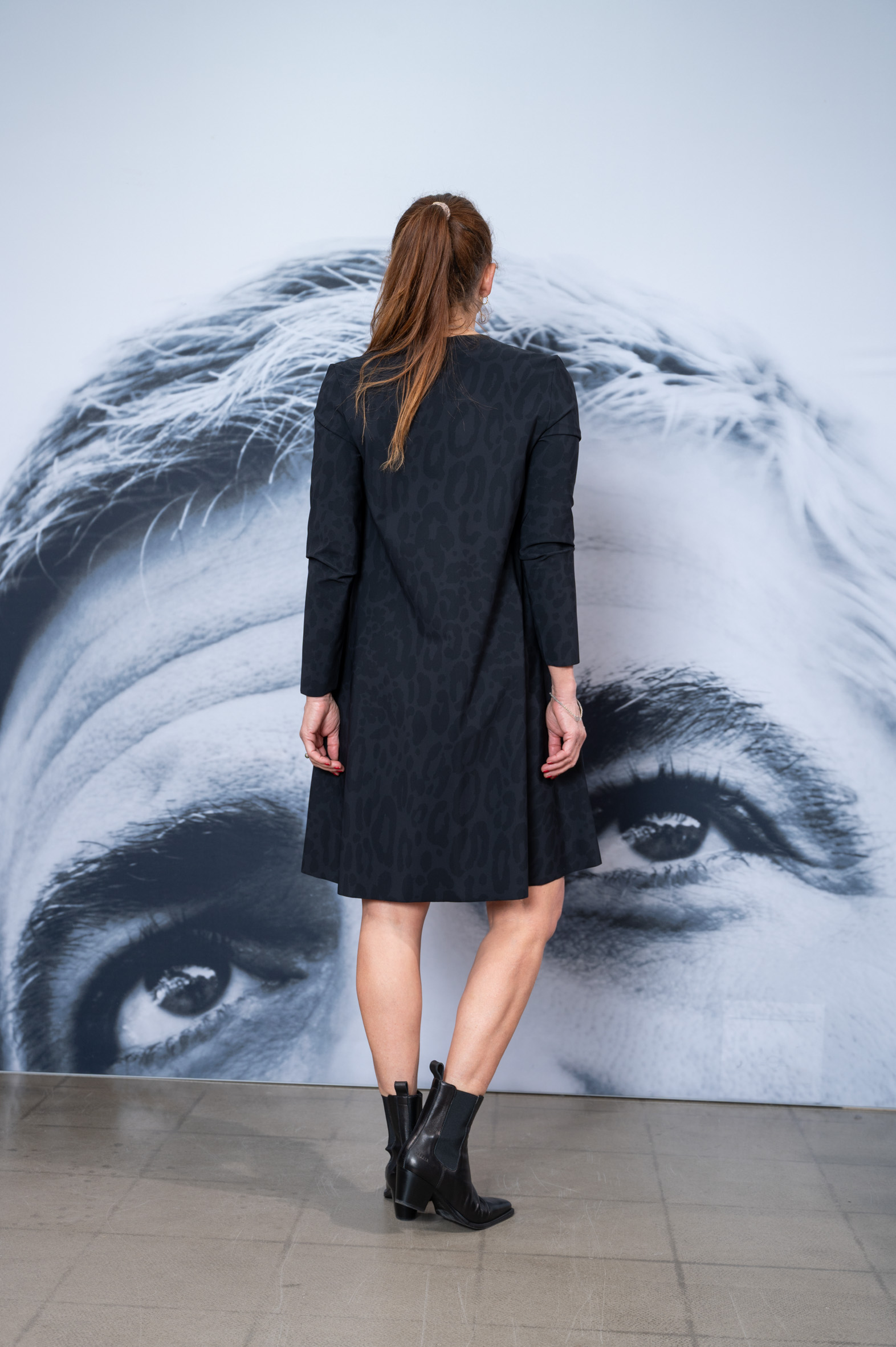 SASSENBACH_Style Kleid BRANKA leo schwarz 