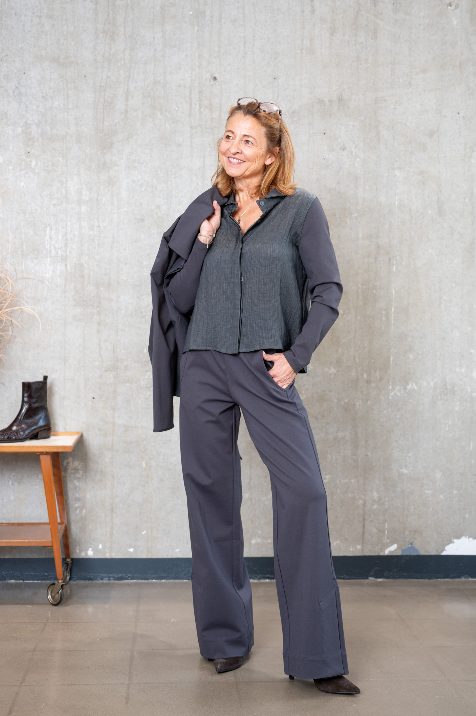 ANIA SCHIERHOLT Hose 3371/66 anthra