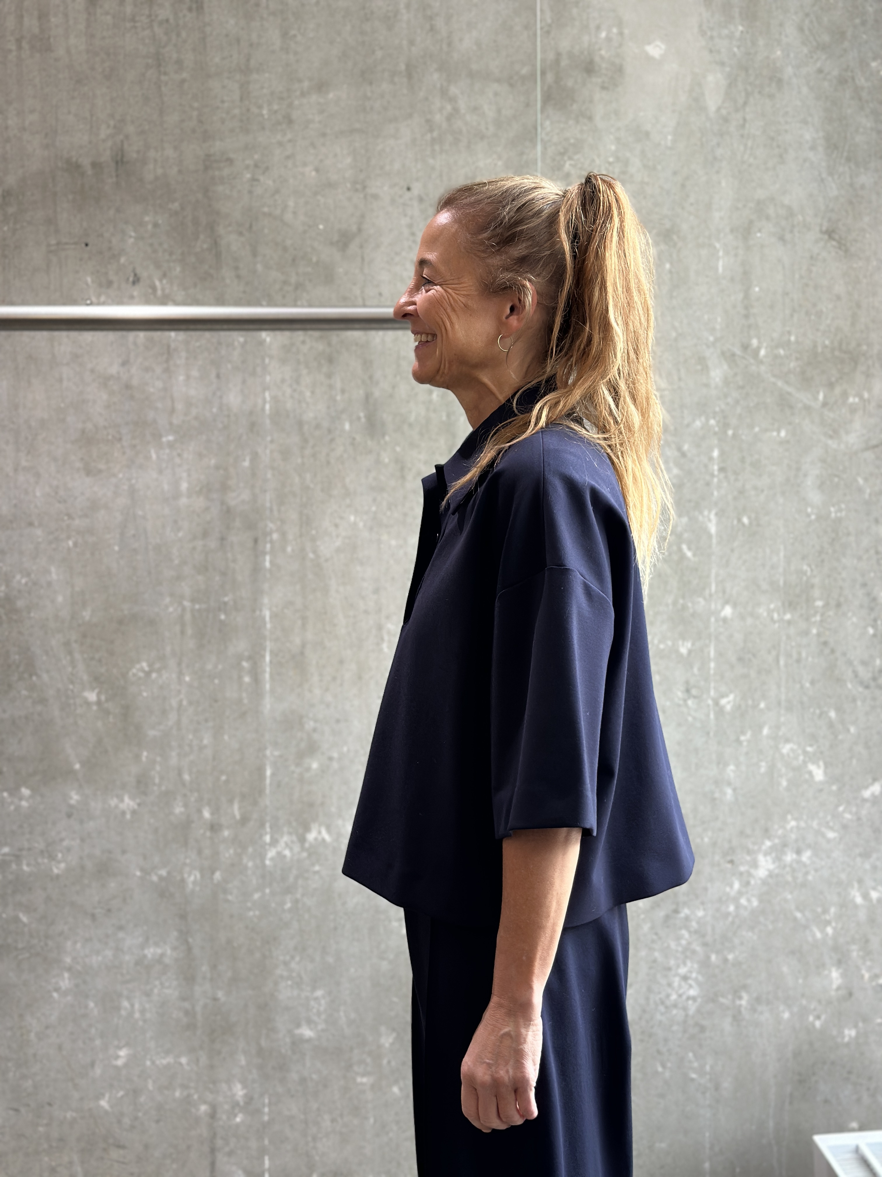 LIVIANA CONTI Blusen-Shirt blau LIVIANA CONTI Blusen-Shirt blau