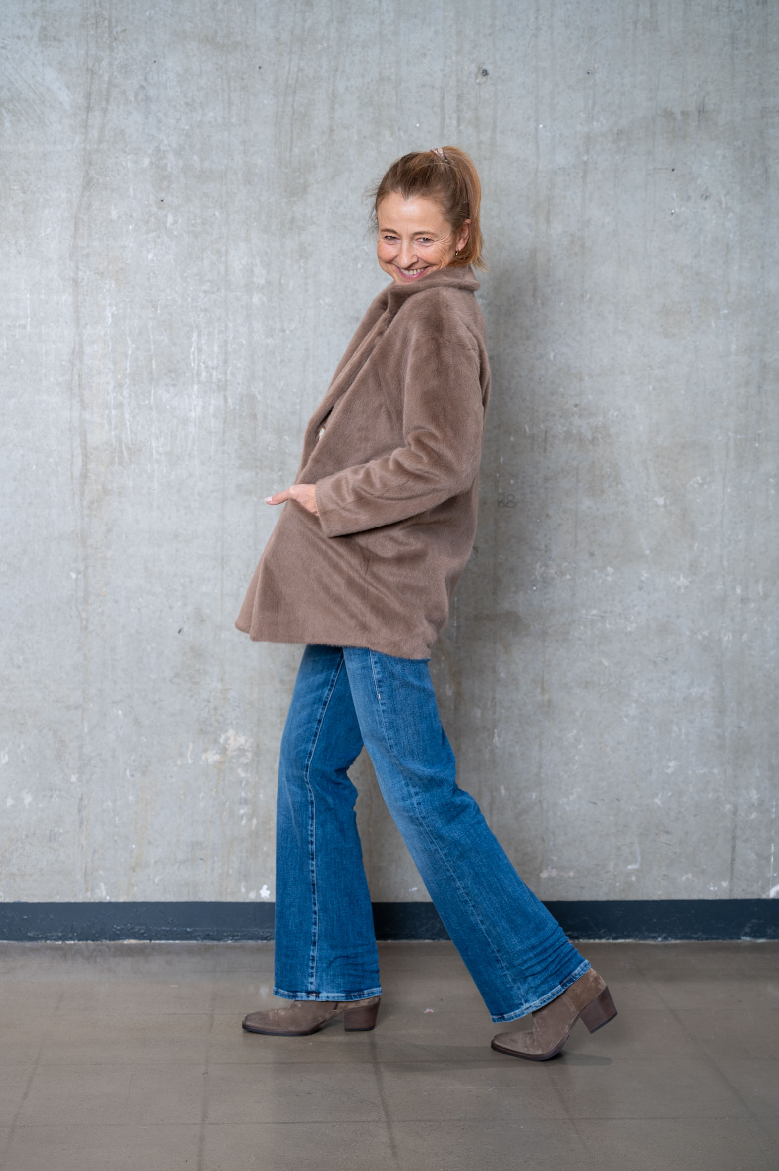 PRIDE TO BE Kurzmantel  HEDA light brown