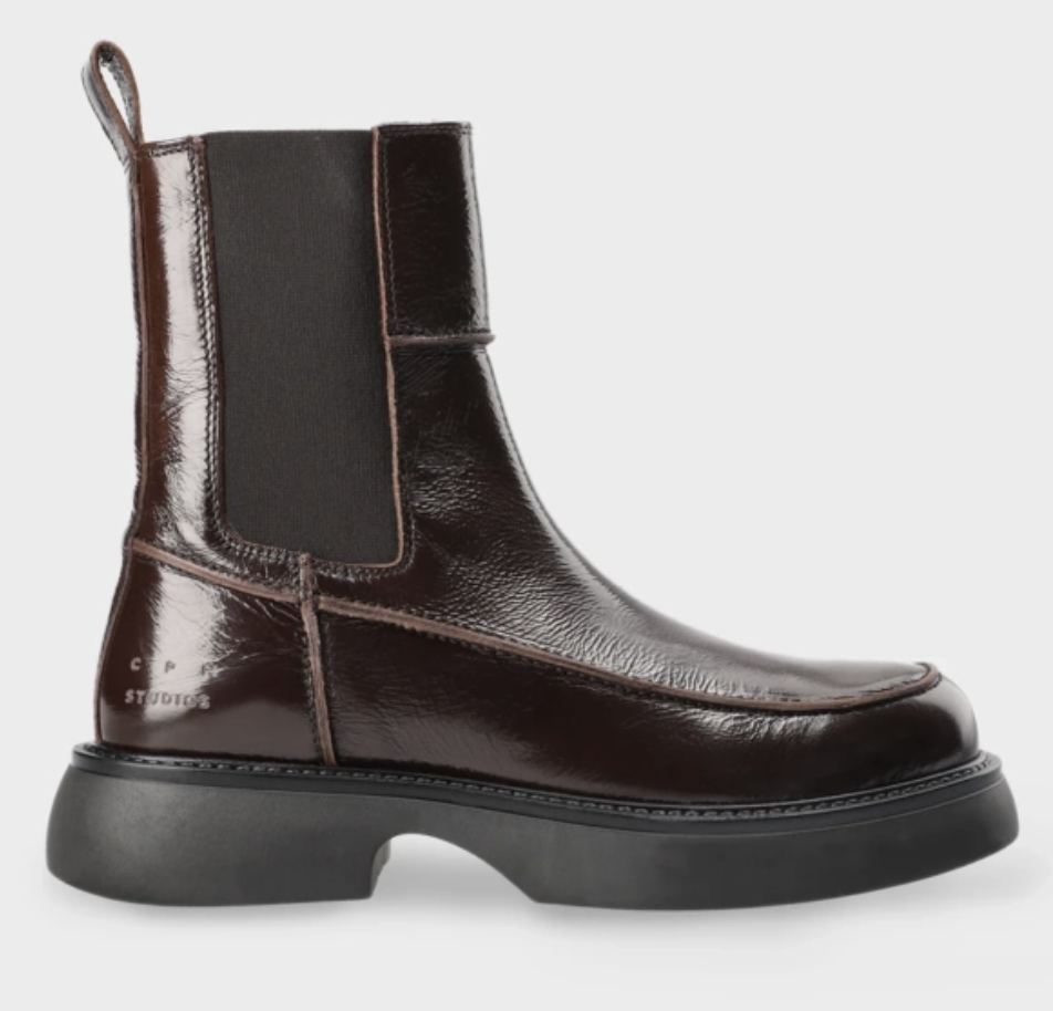 COPENHAGEN_Studios CPH759 patent leather chocolate