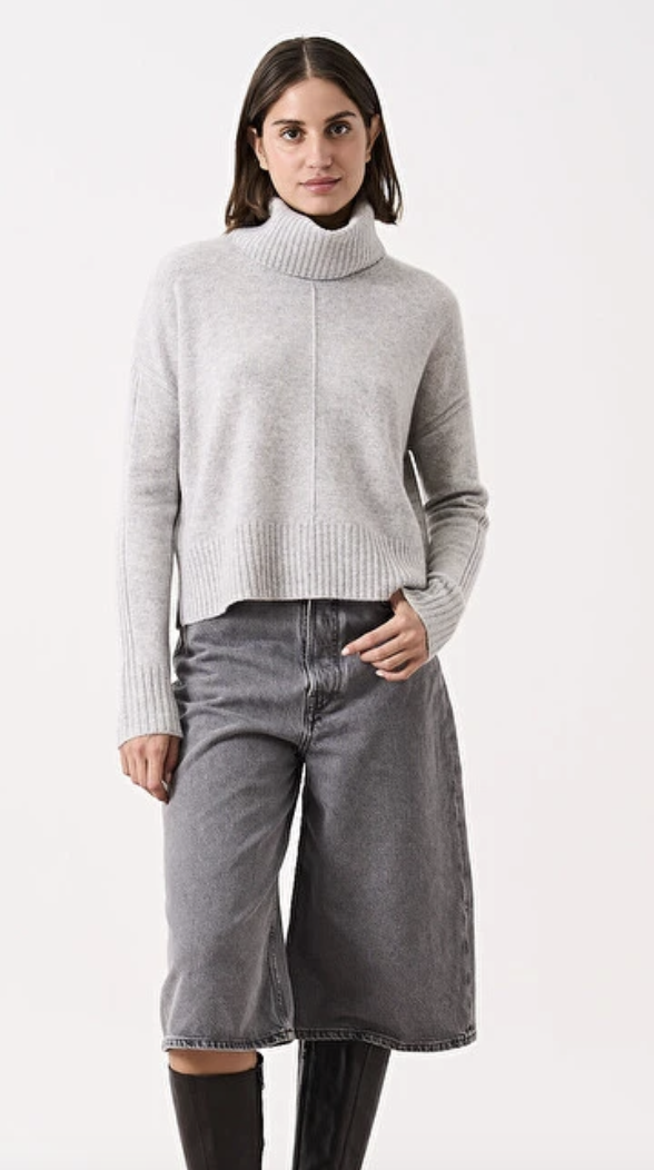 ABSOLUT CASHMERE Pullover CANDACE in light heather grey