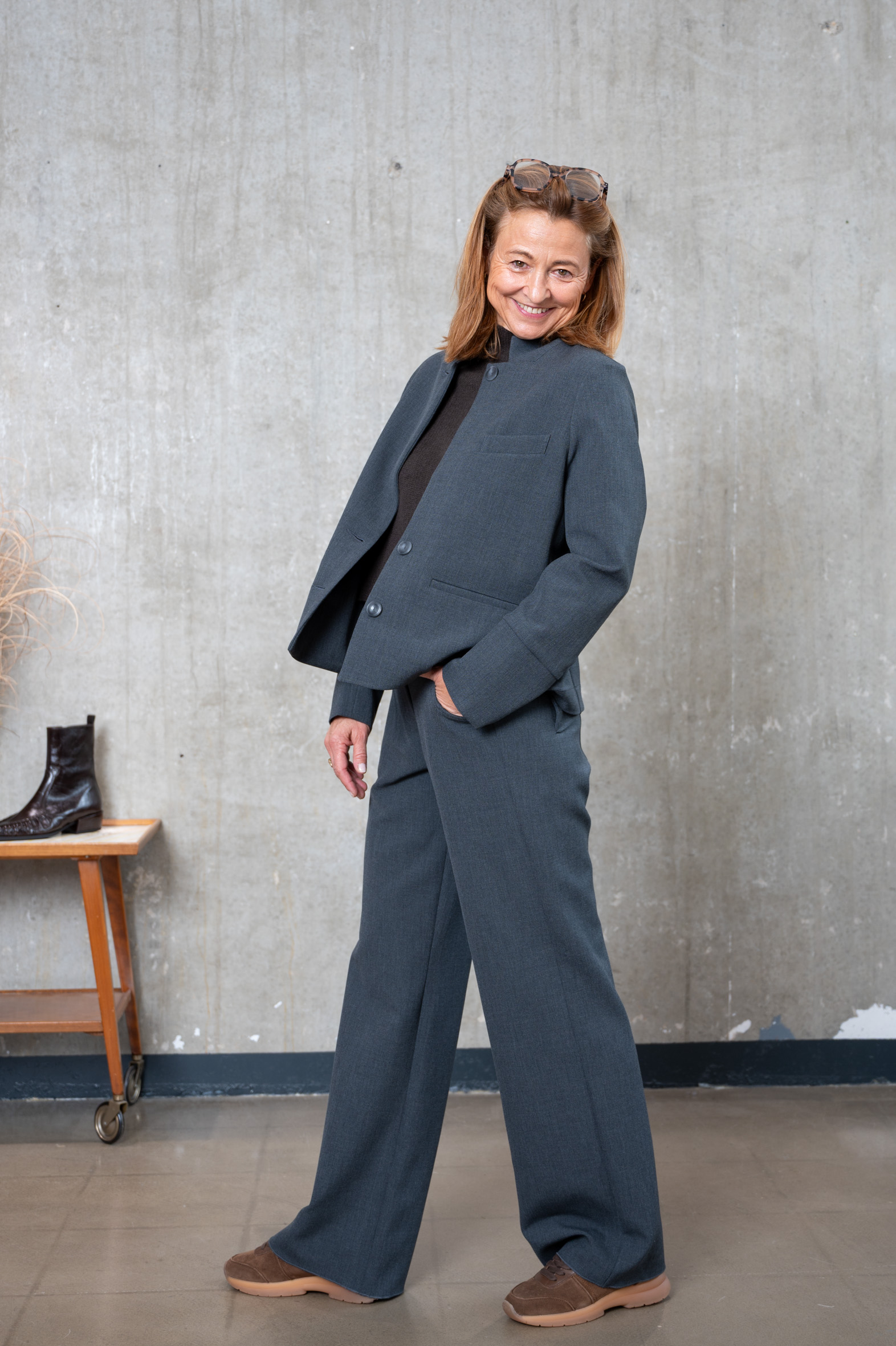 ANIA SCHIERHOLT Jacke 3354/69 anthra2