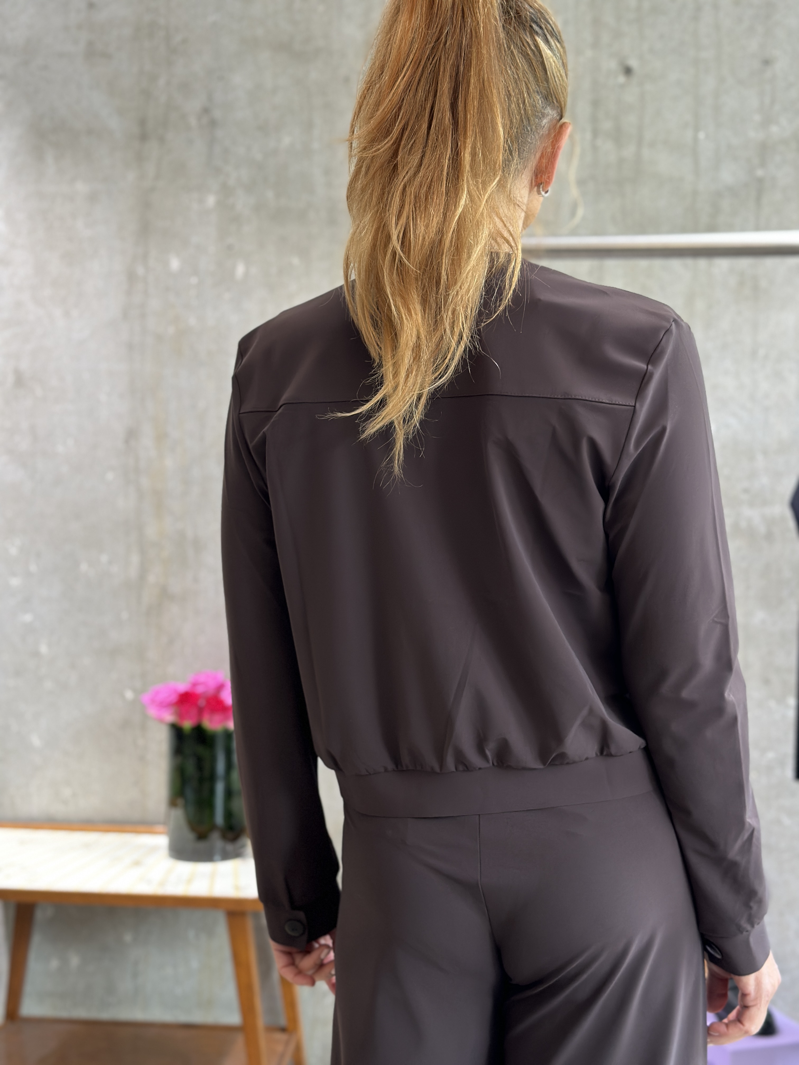 SASSENBACH_Style Jacke HANNA schoko & kreide
