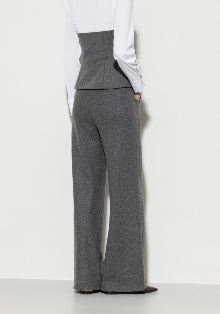 LUISA CERANO Flanell-Wideleg-Pants 