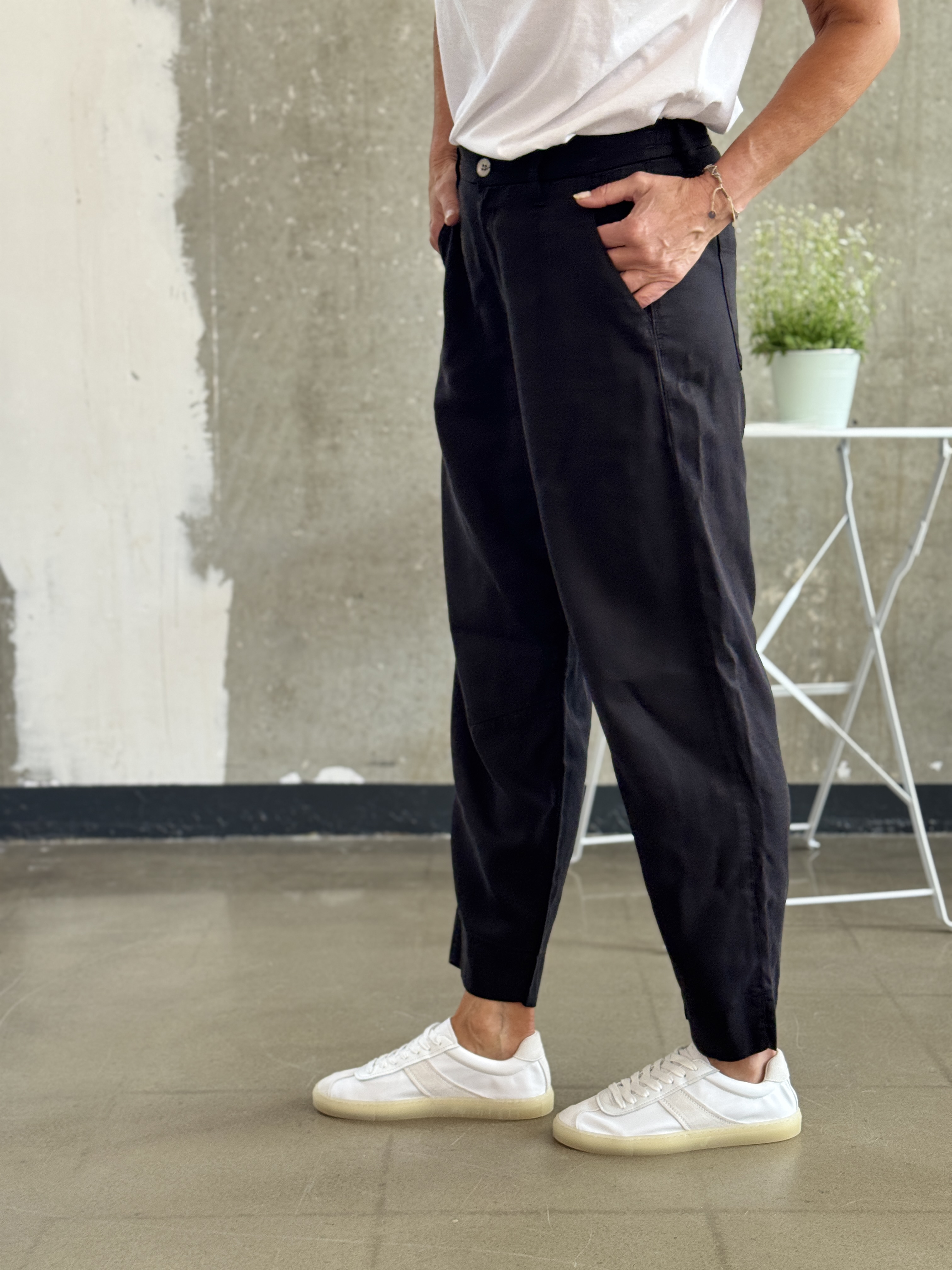 DAWN Stoffhose RAY schwarz