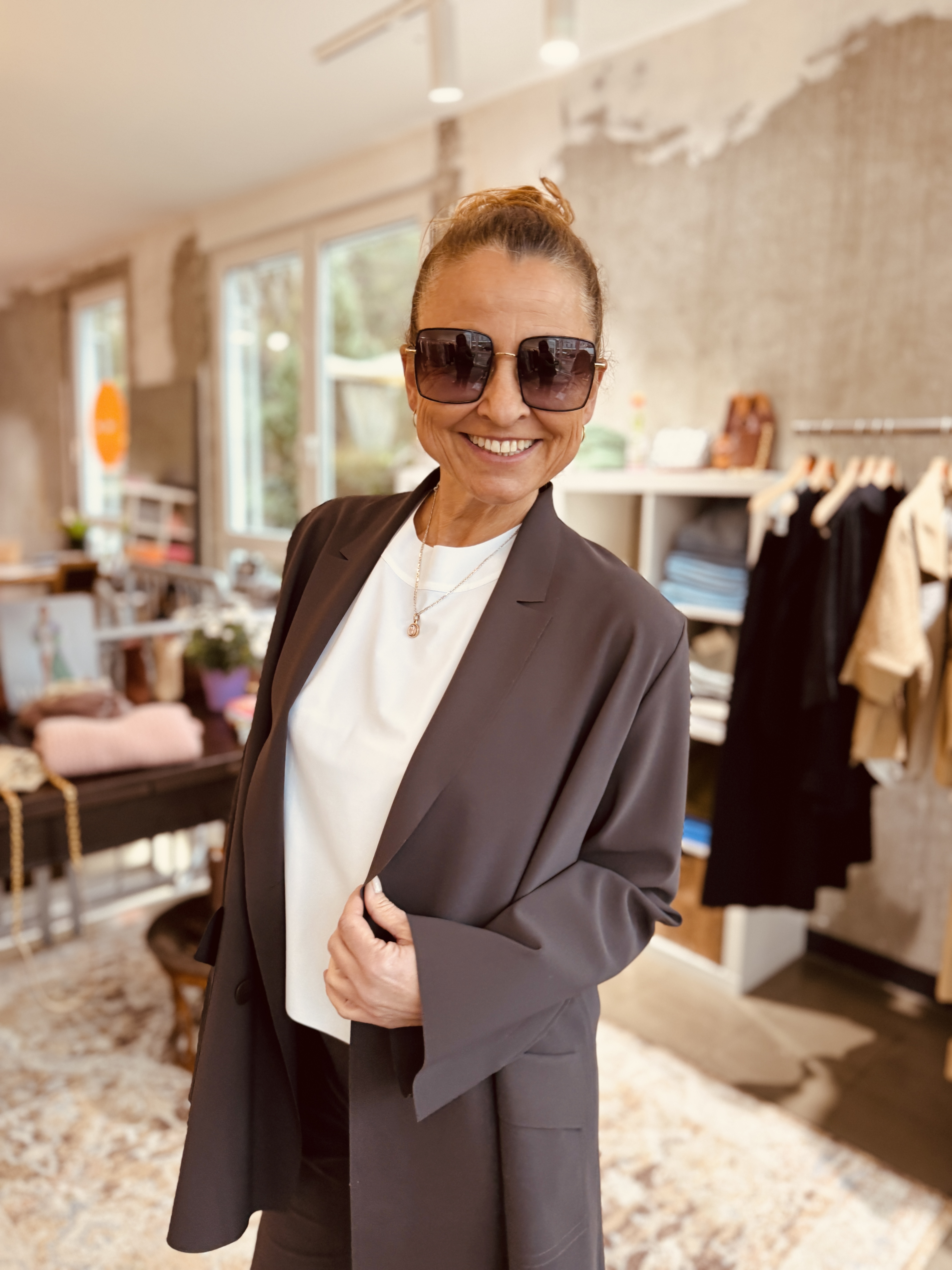 SASSENBACH_Style Blazer SCOUT braun