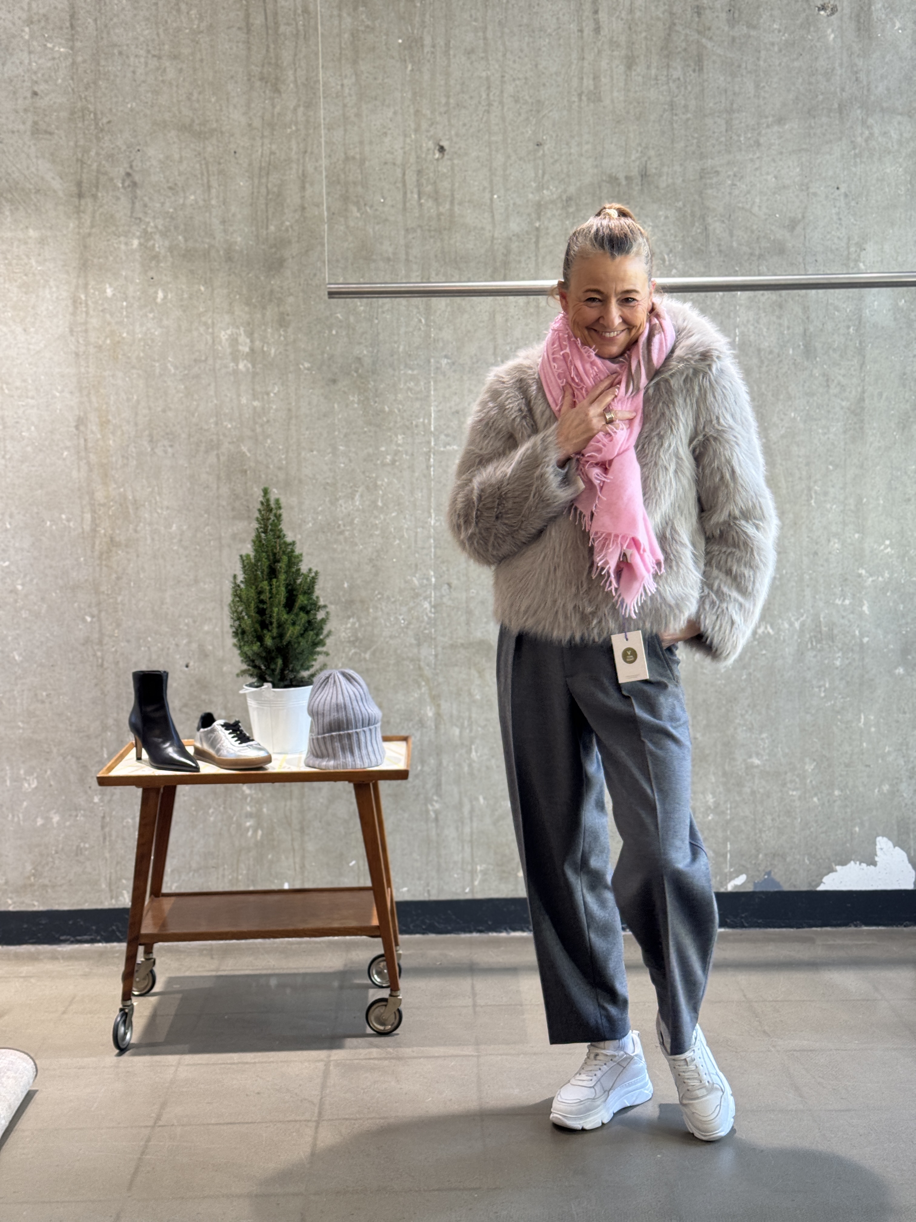 CLOSED Hose RUTHY grey melange