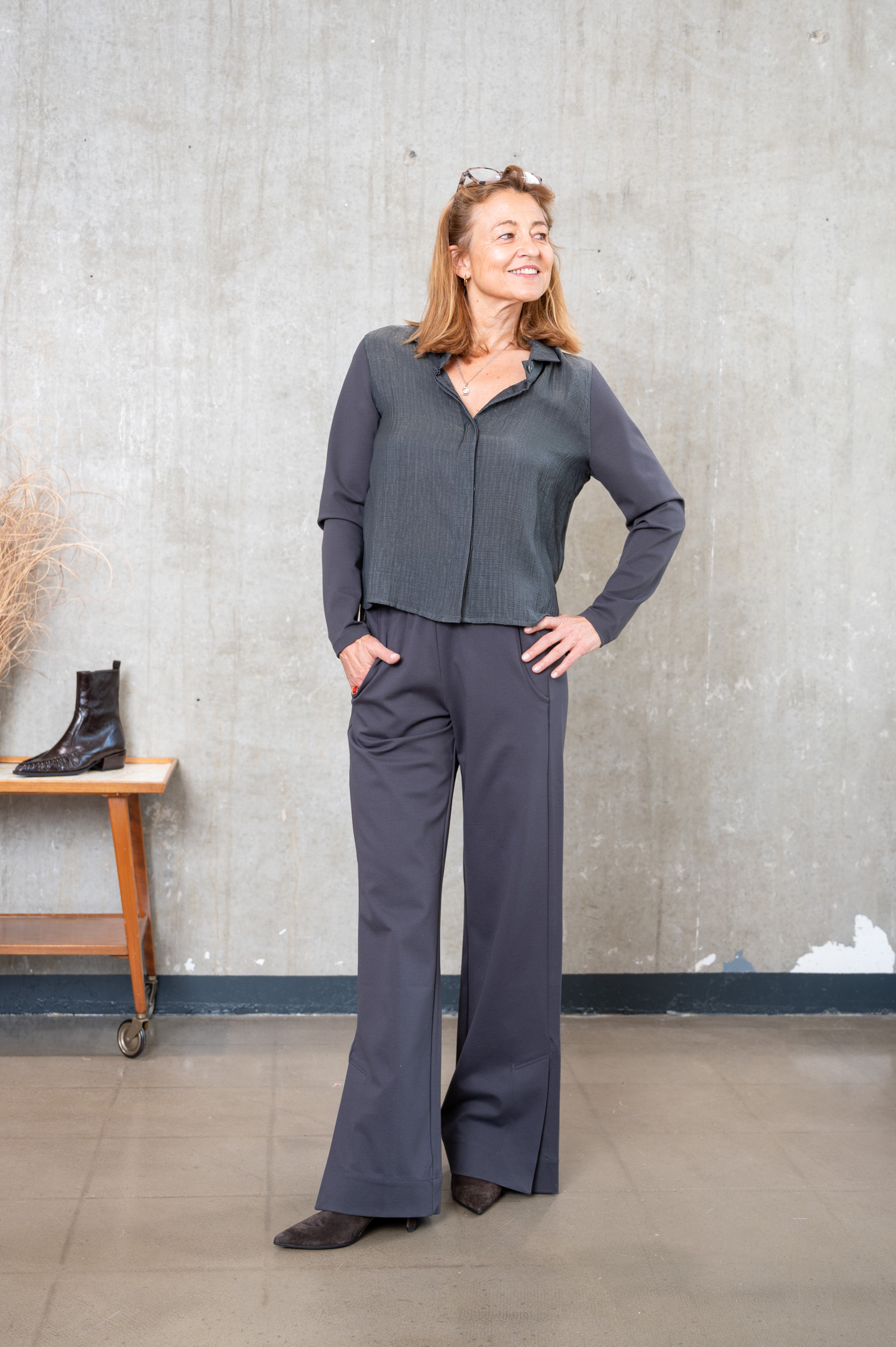 ANIA SCHIERHOLT Hose 3371/66 anthra