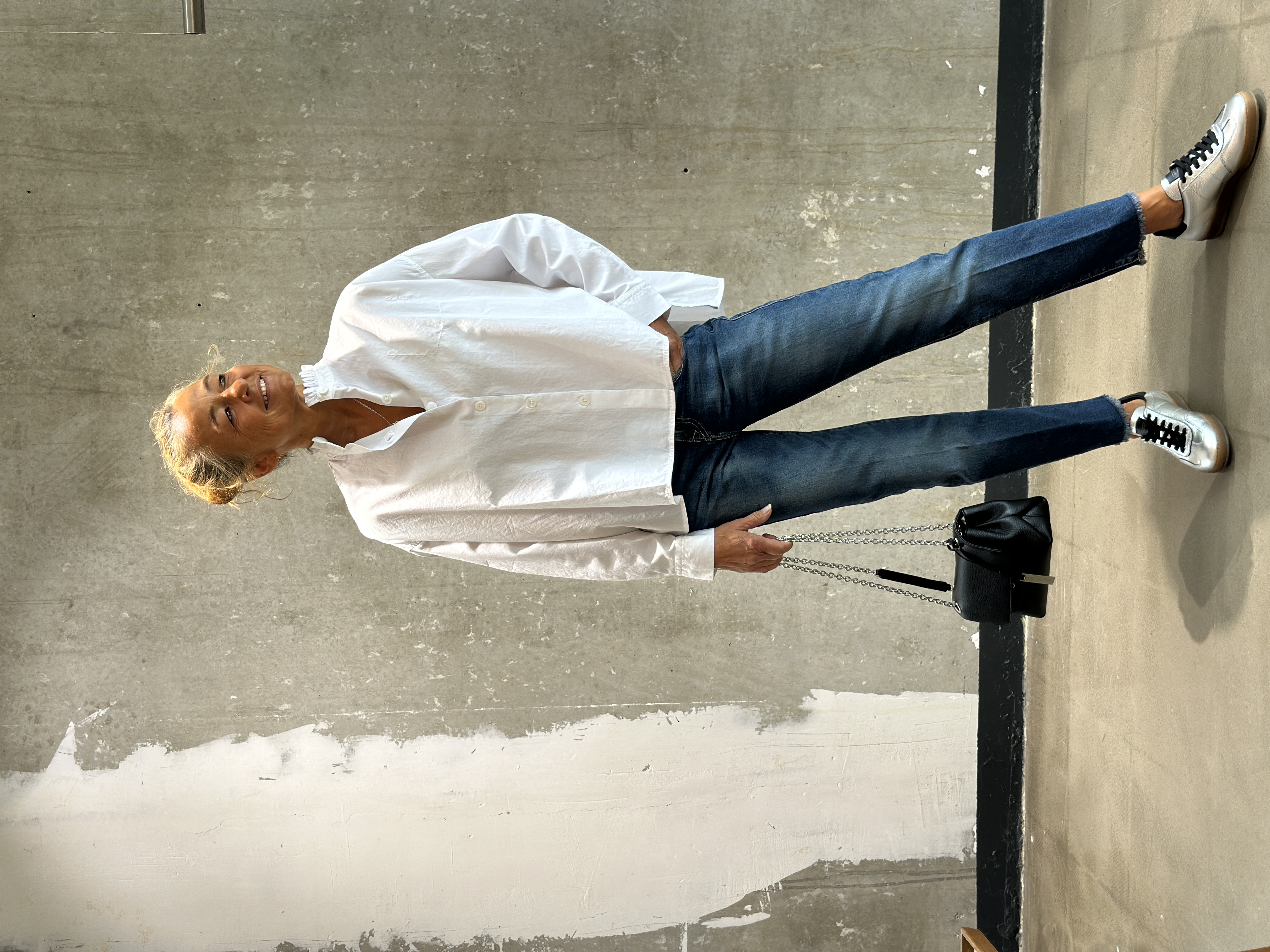 Liviana Conti Sneaker silber/schwarz