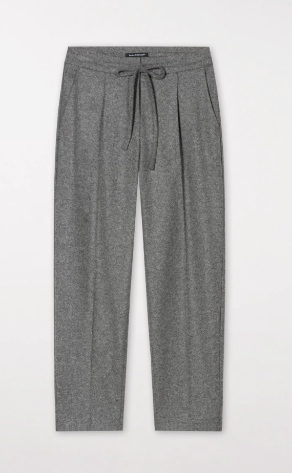 LUISA CERANO Flanell Jogpants grey melange