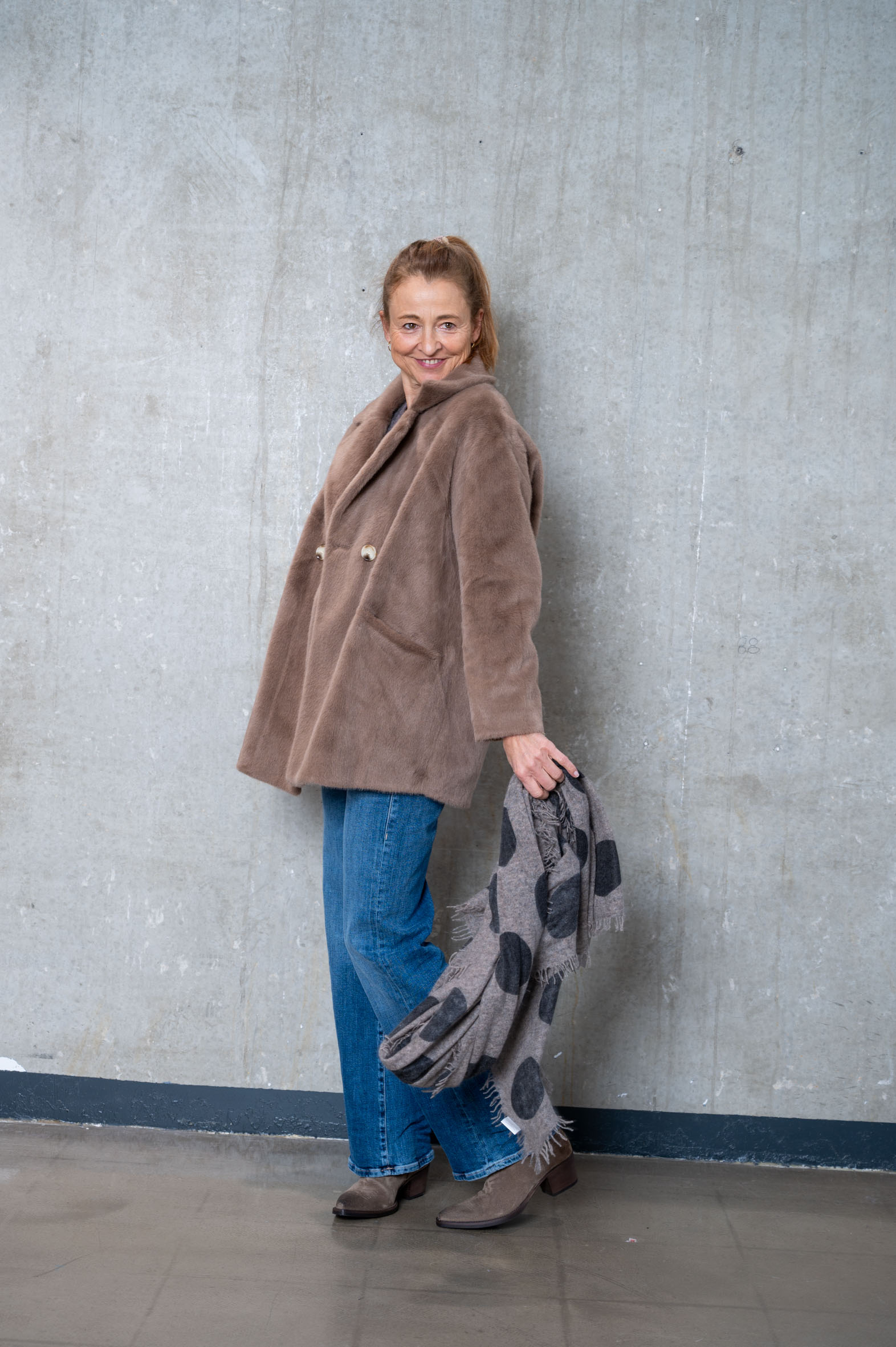 PRIDE TO BE Kurzmantel  HEDA light brown