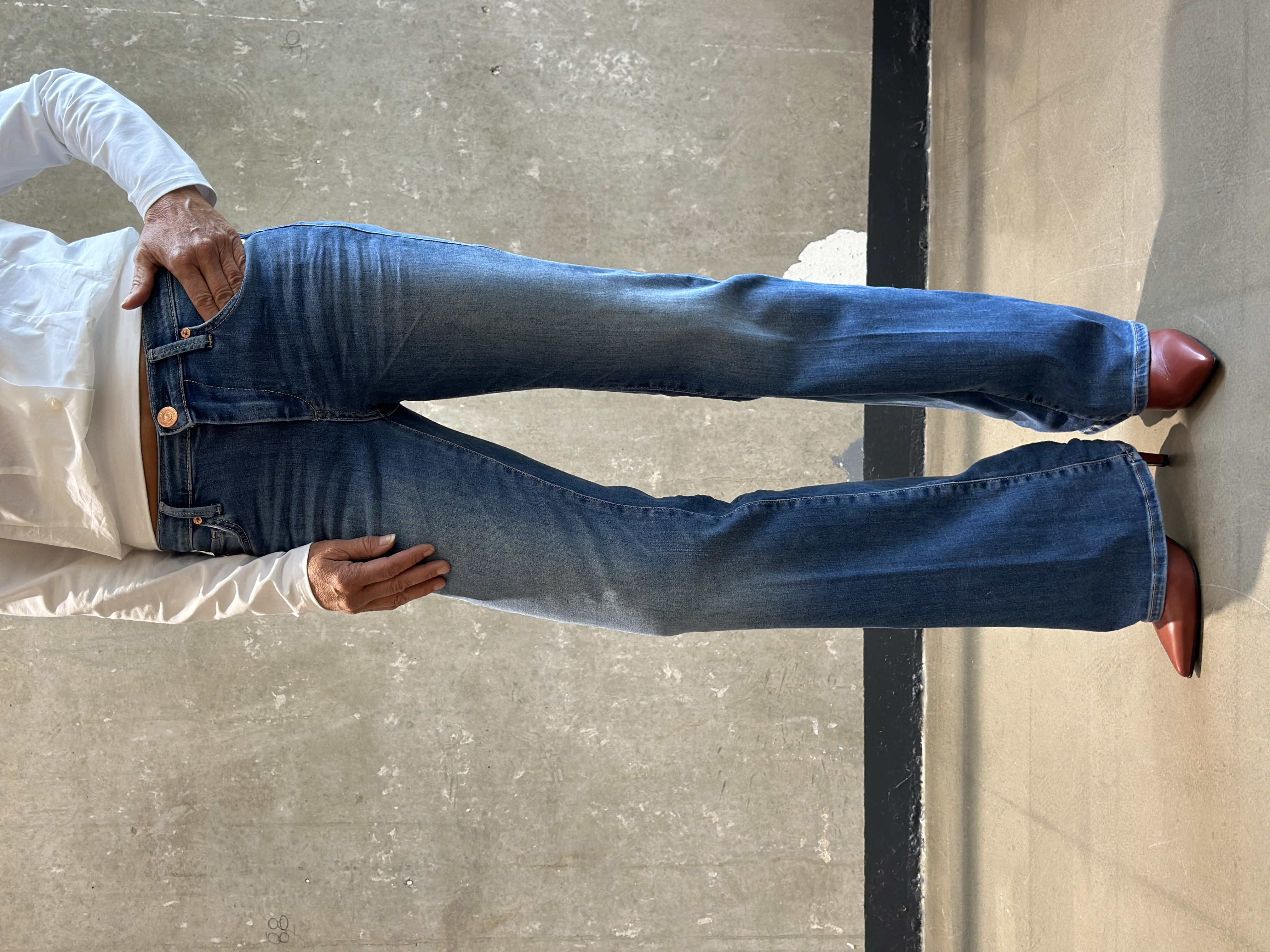 TRUE RELIGION BECCA BOOTCUT blau