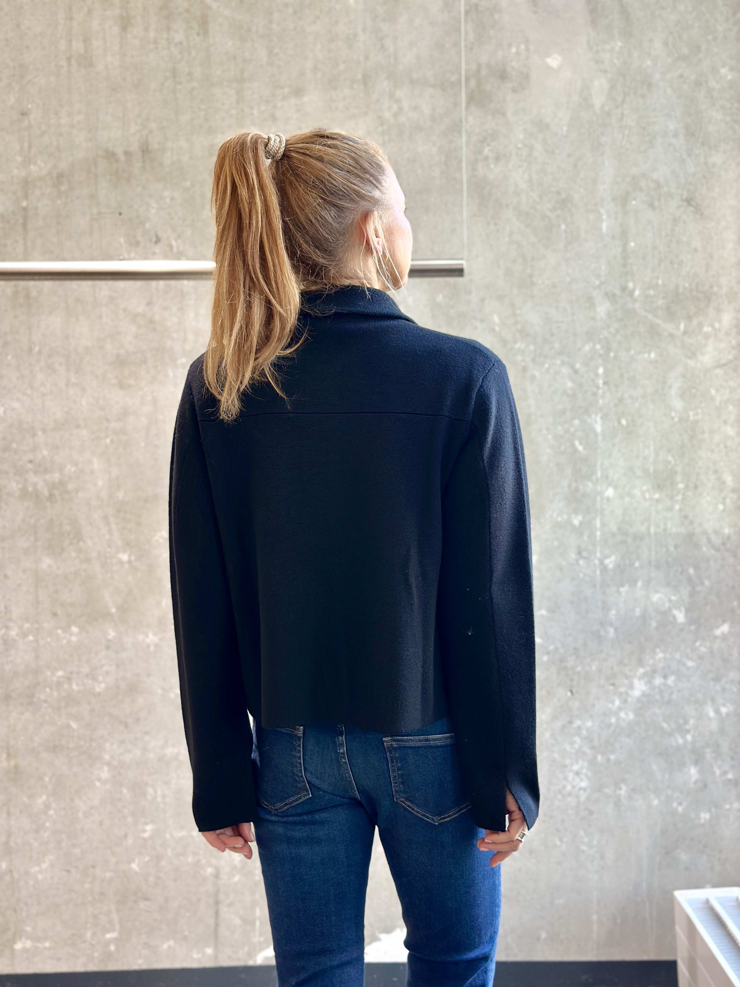 HANDMADE Cardigan/Pullover black