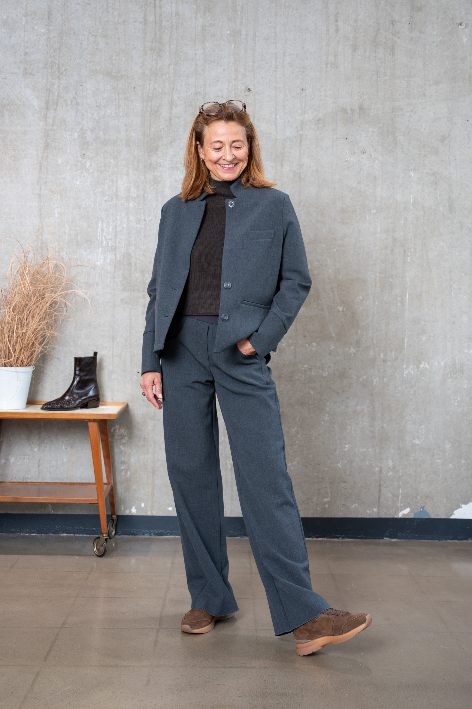 ANIA SCHIERHOLT Jacke 3354/69 anthra2