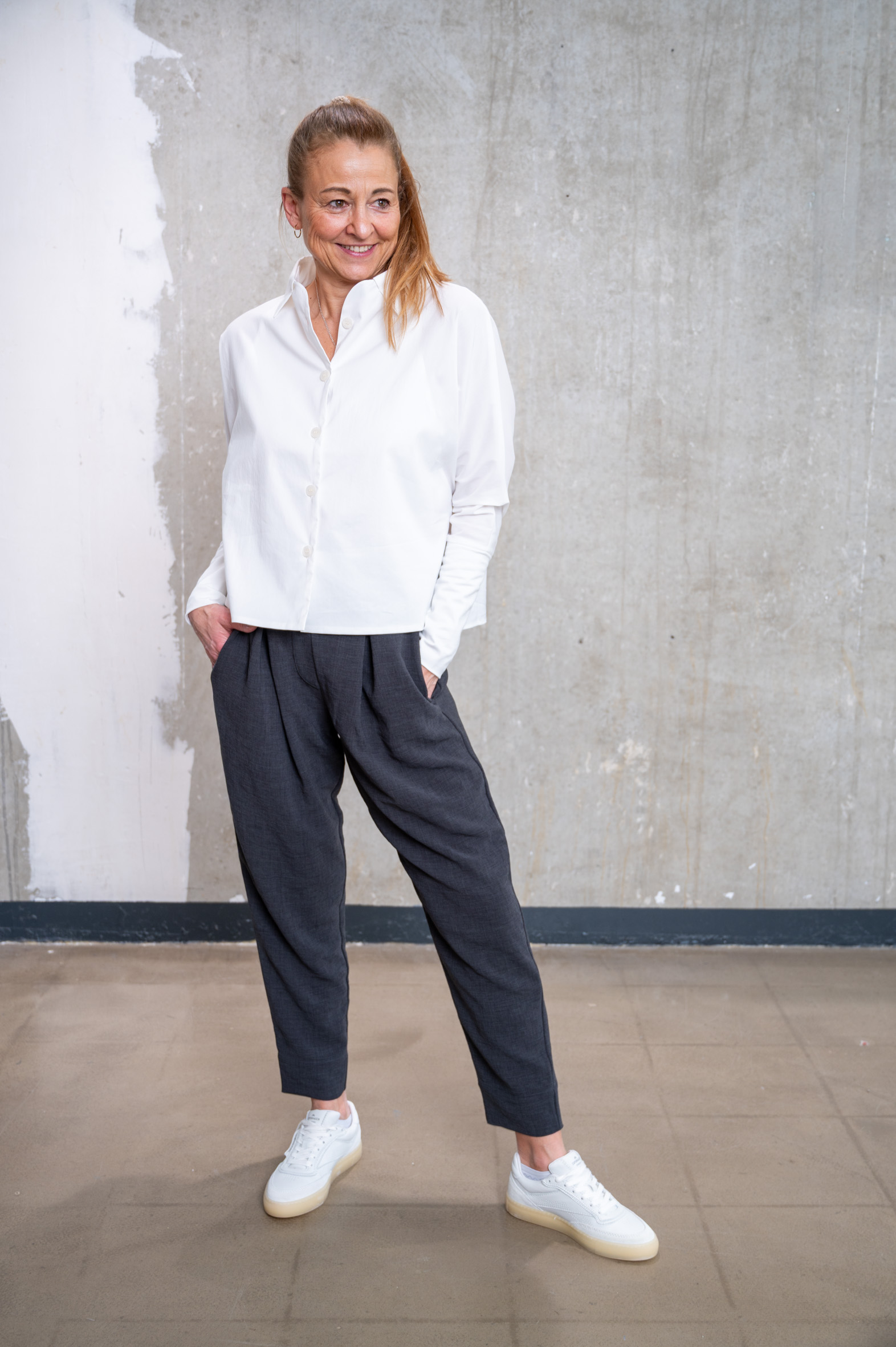 ANIA SCHIERHOLT Bluse 3227/42 salt & reed