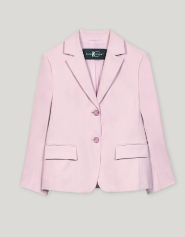 LUISA CERANO TWILL BLAZER fresh rose