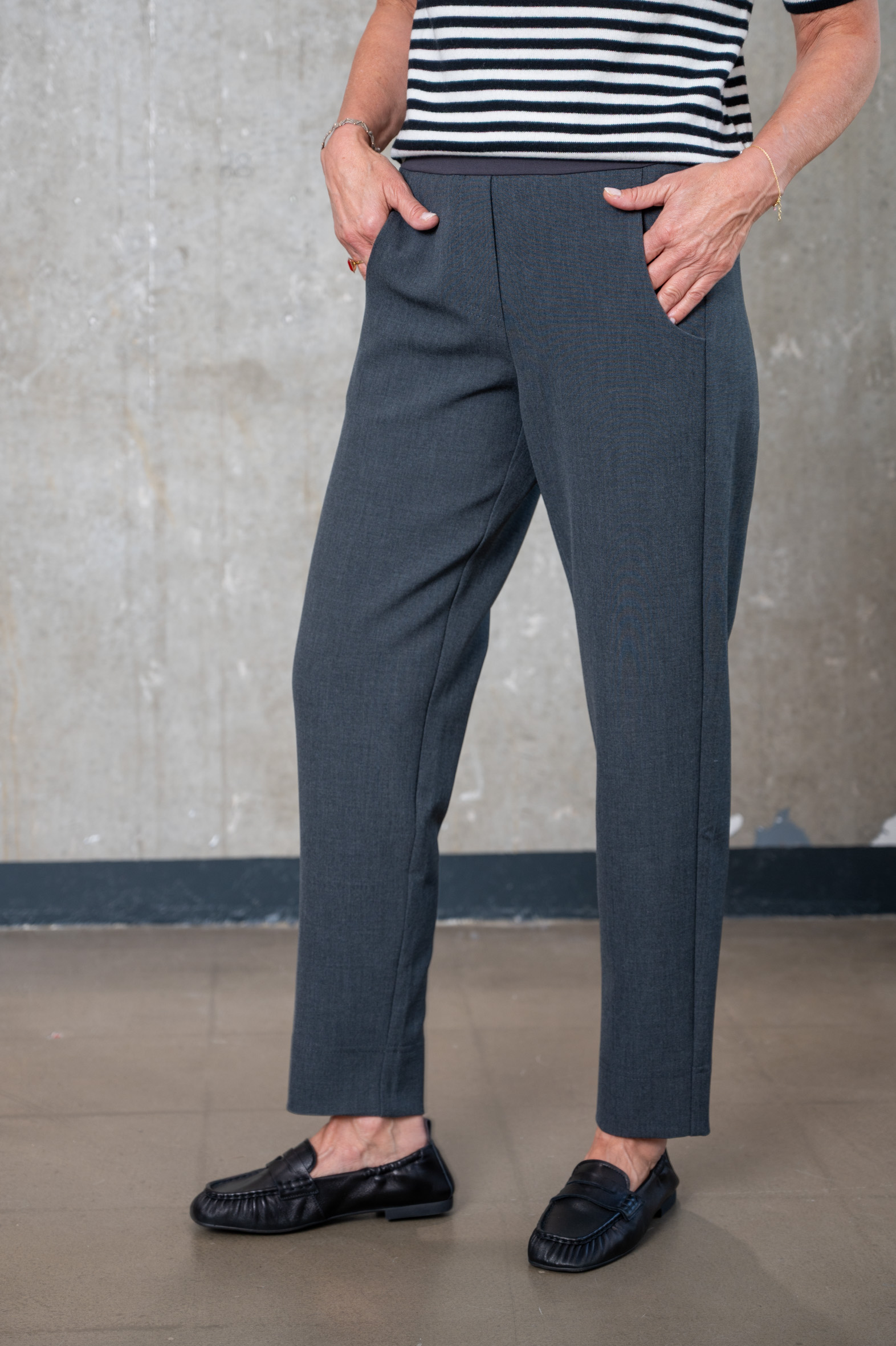 ANIA SCHIERHOLT Hose 3378/69 anthra2
