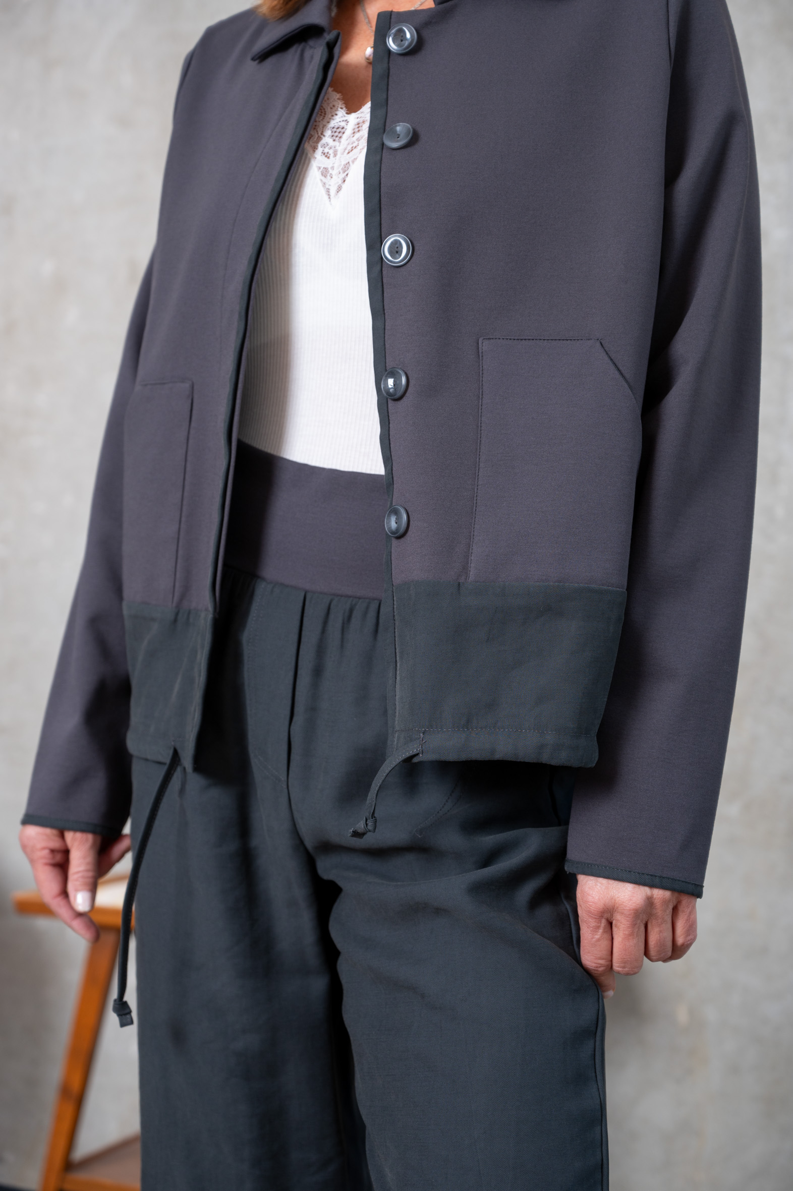 ANIA SCHIERHOLT Jacke 3352/66 anthra