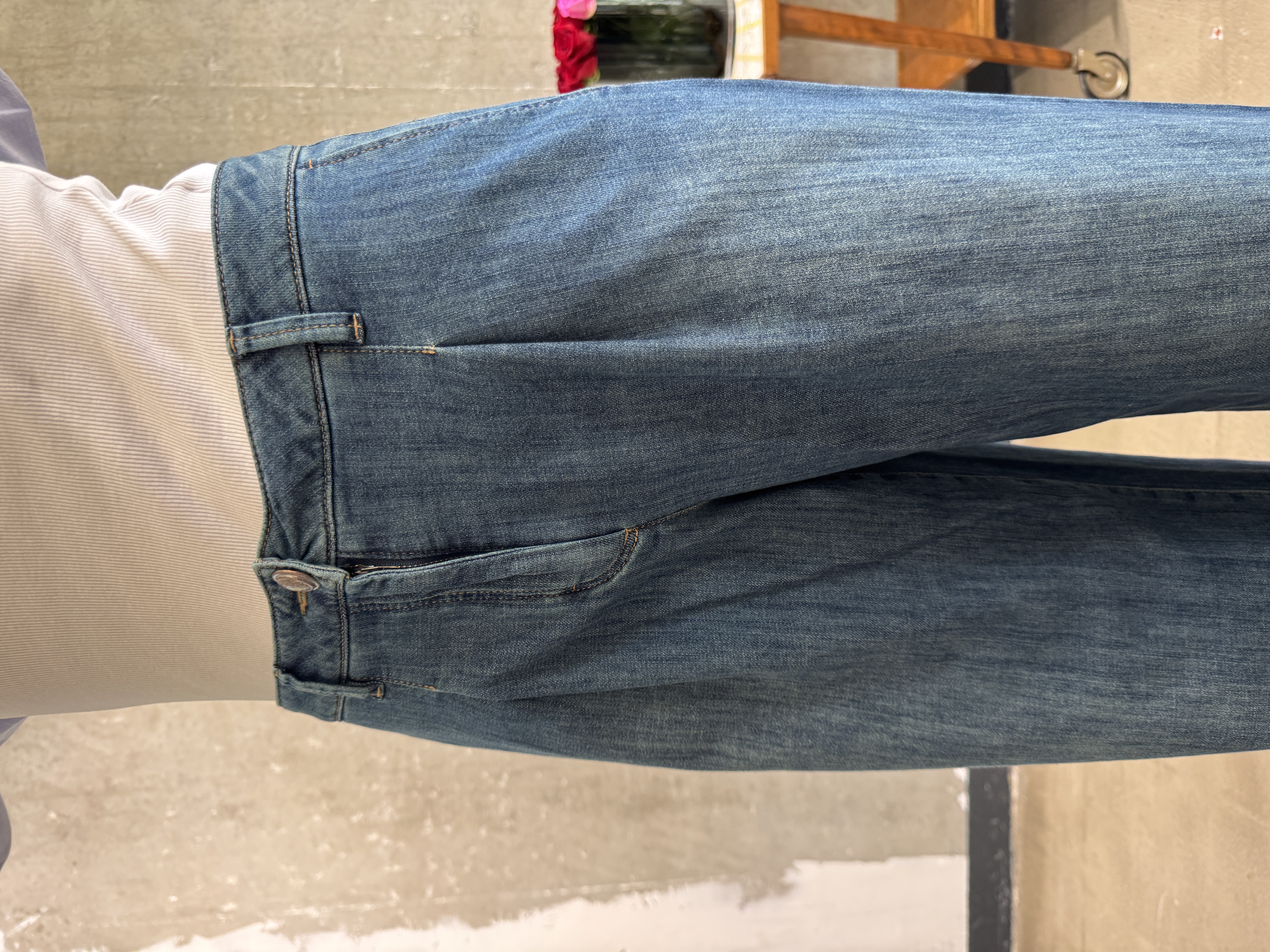 LUISA CERANO Jeans mit Bundfalte