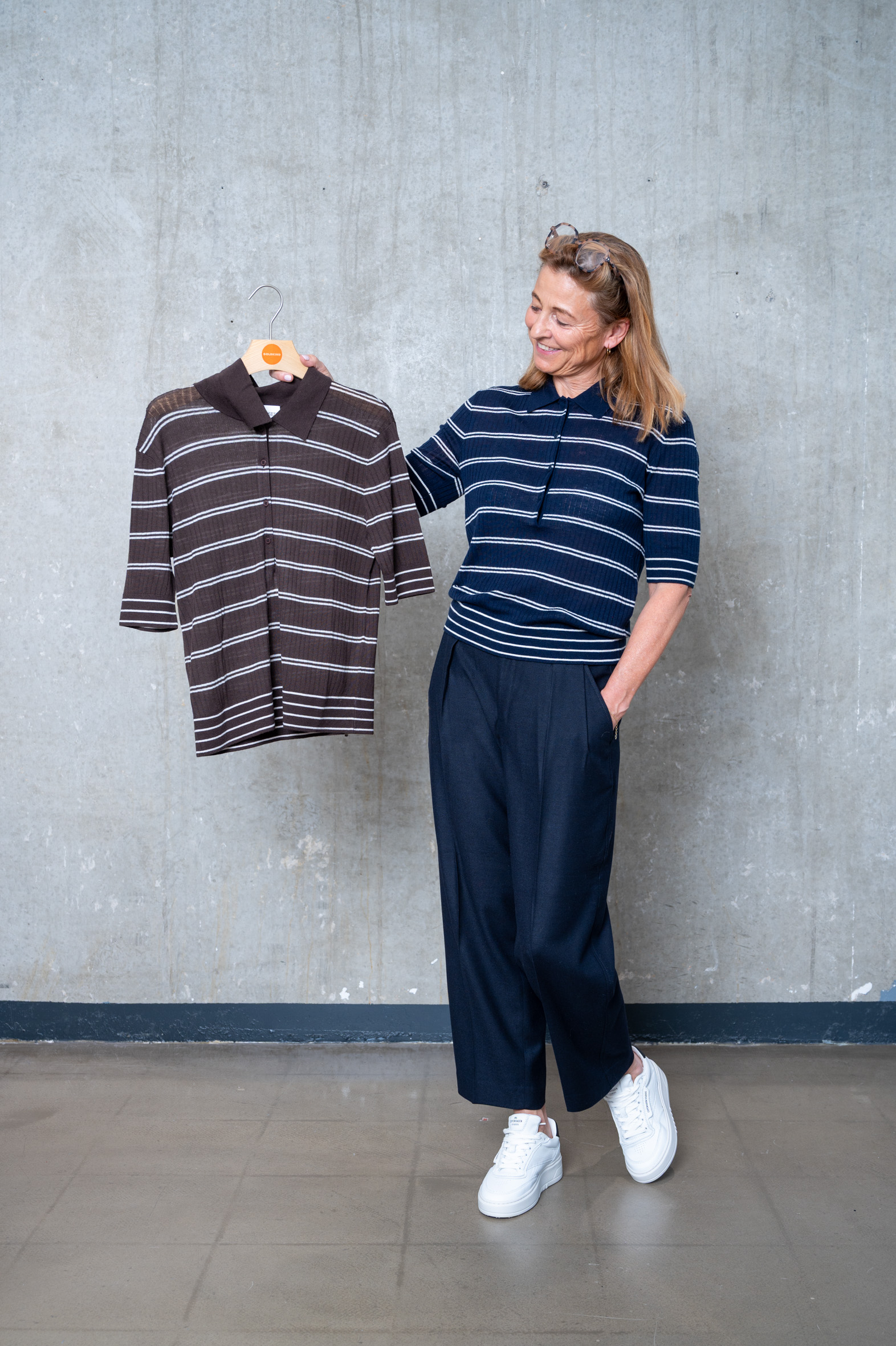 Polo-Shirt aus Wolle in 2 Farben