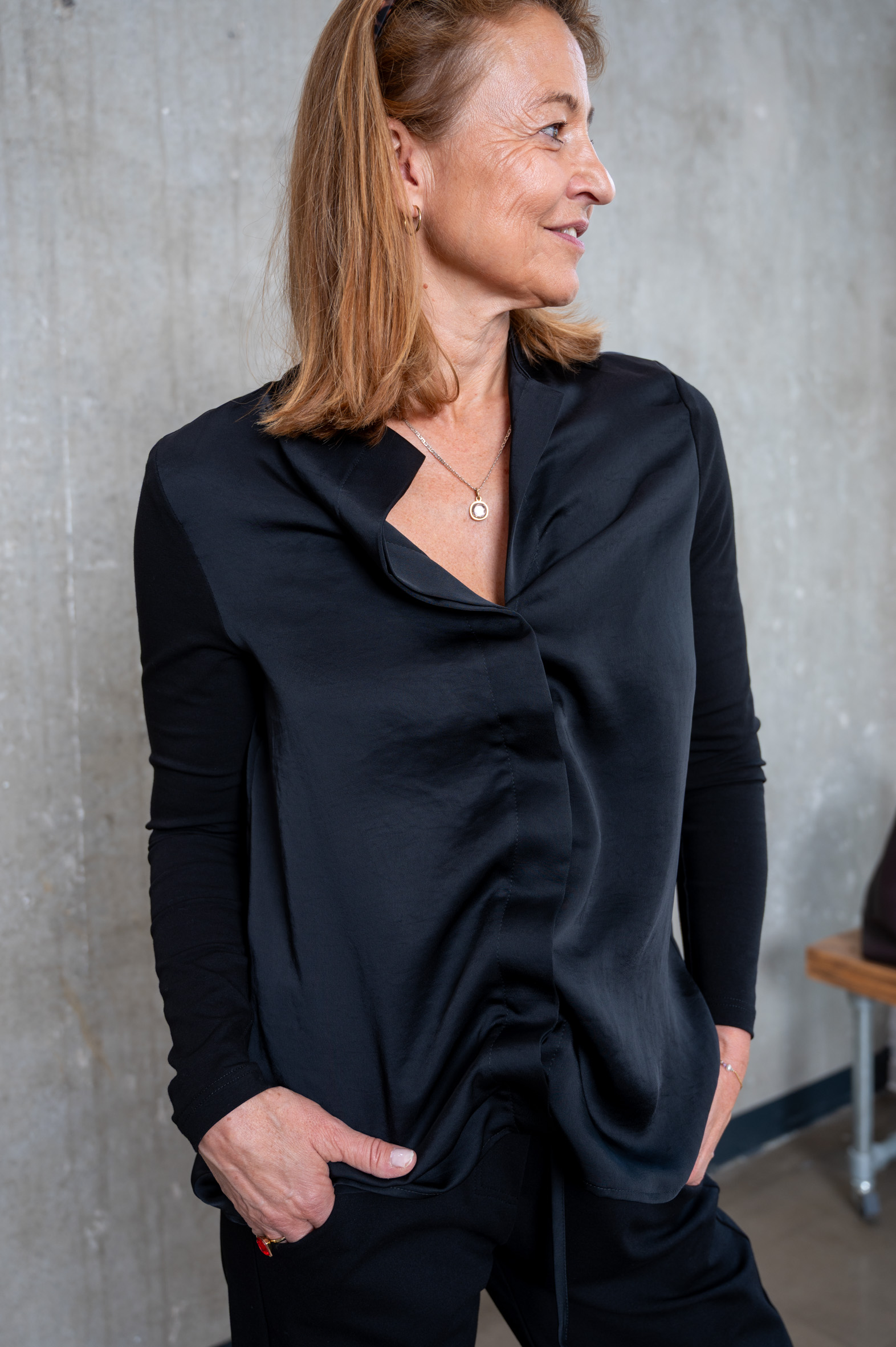 ANIA SCHIERHOLT Bluse3337/88 schwarz