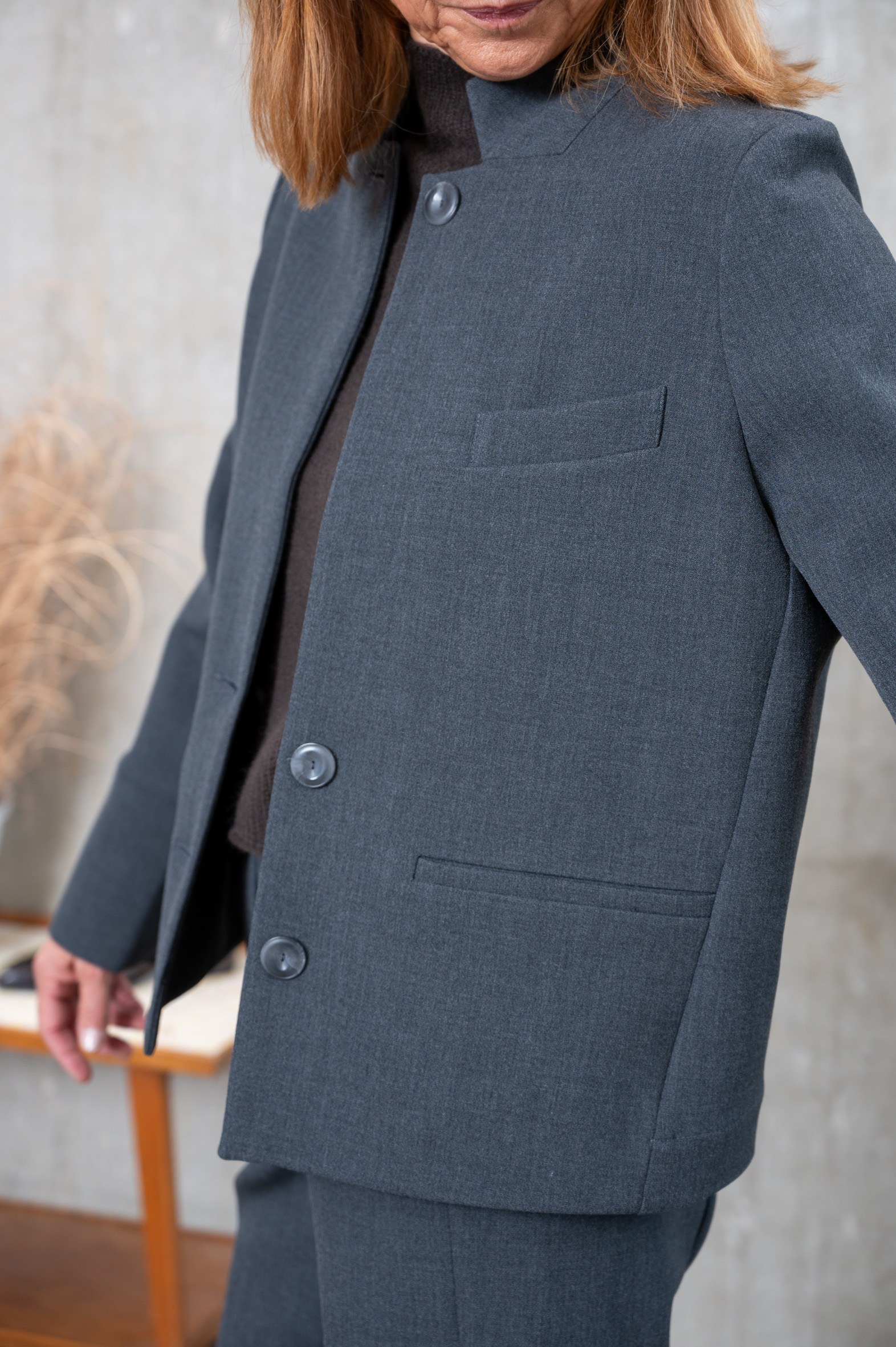 ANIA SCHIERHOLT Jacke 3354/69 anthra2