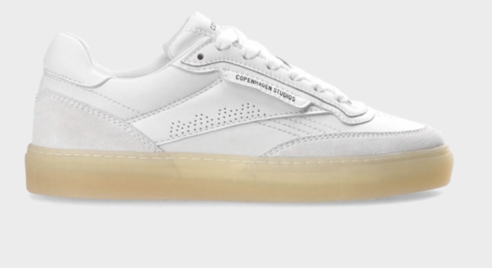 COPENHAGEN-Studios CPH90 leather mix white/cream