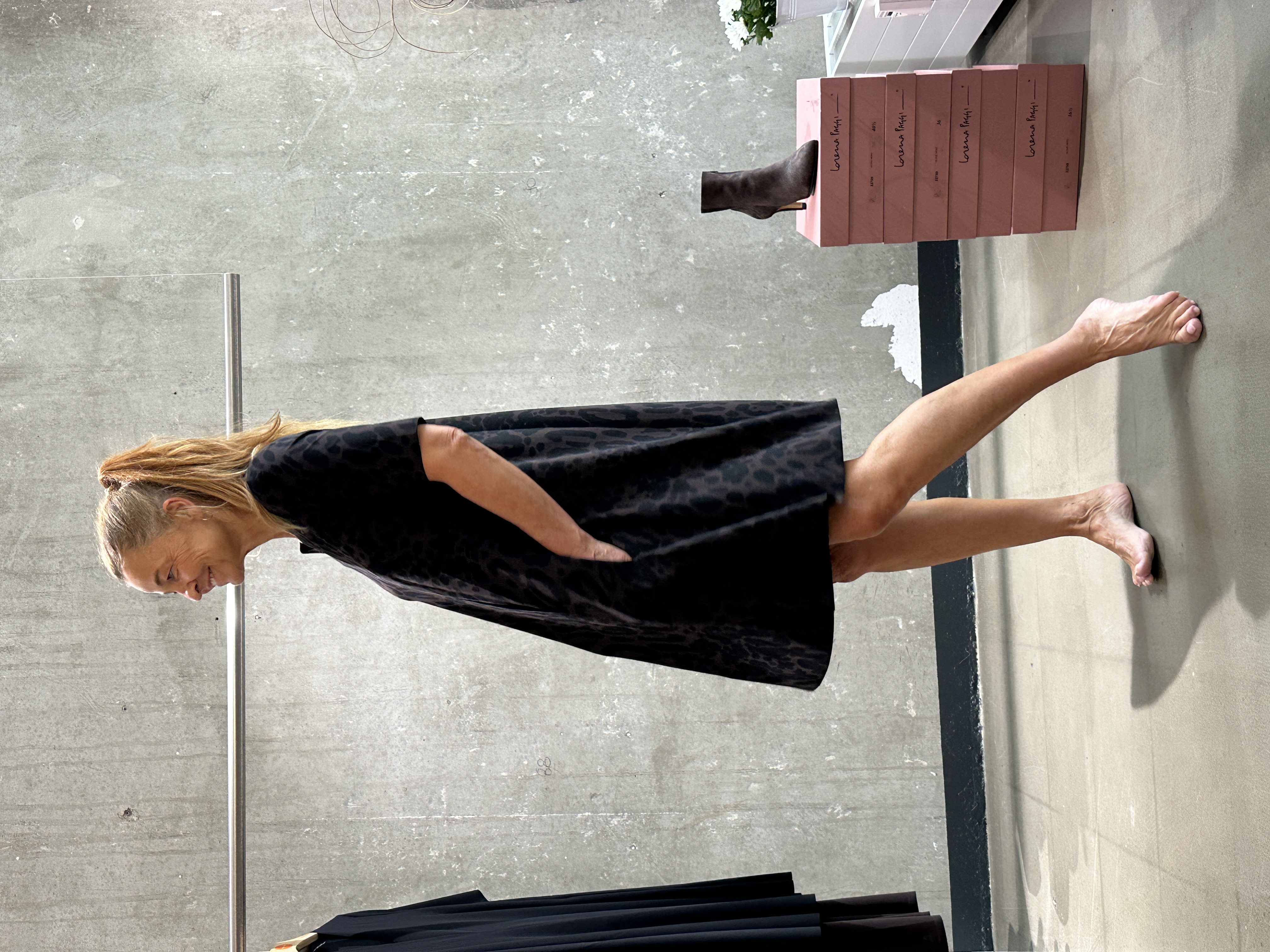 SASSENBACH_Style Kleid KASIMIRA LEO braun