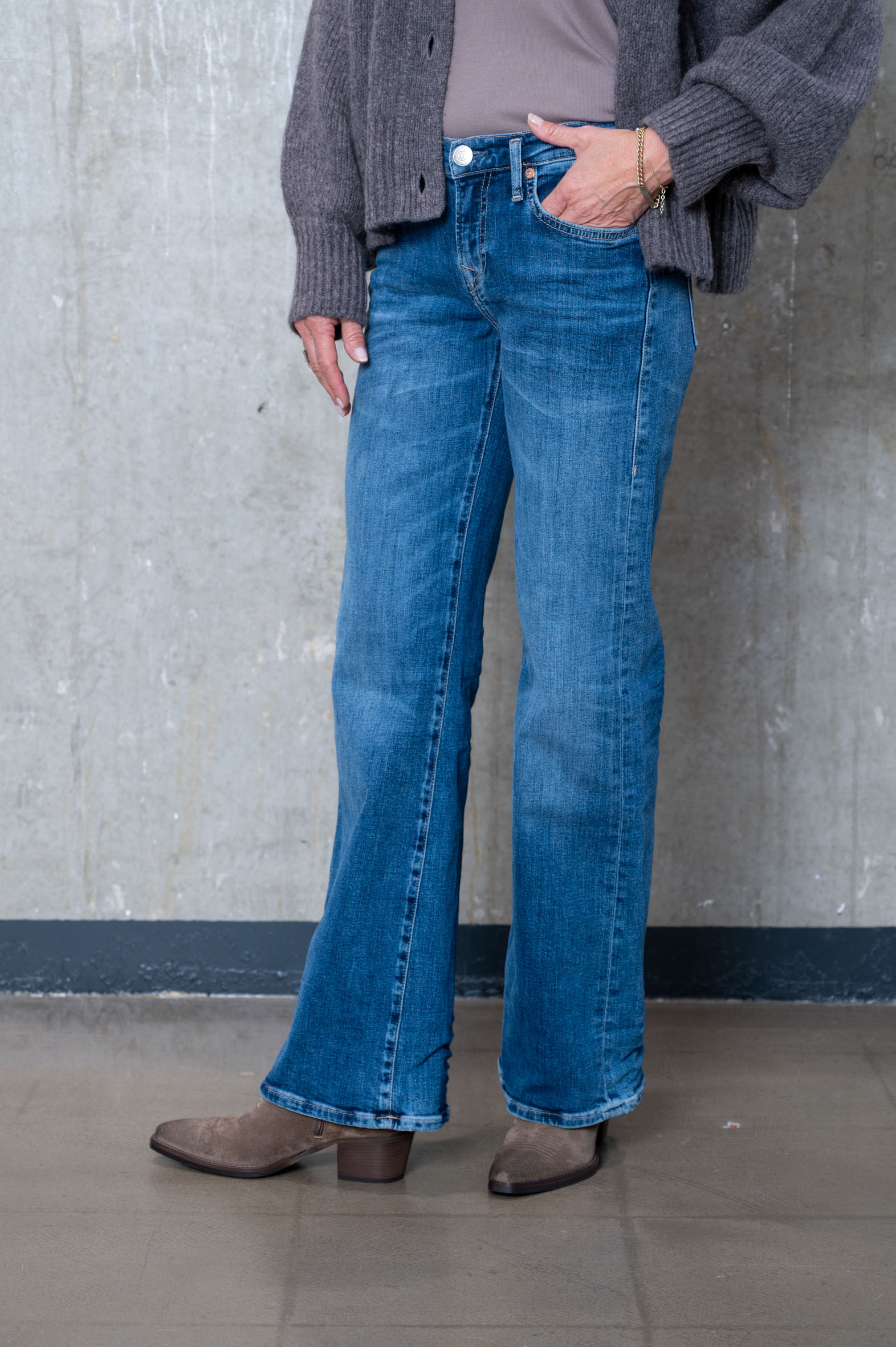 TRUE RELIGION Jeans SOPHIE Bootcut blau