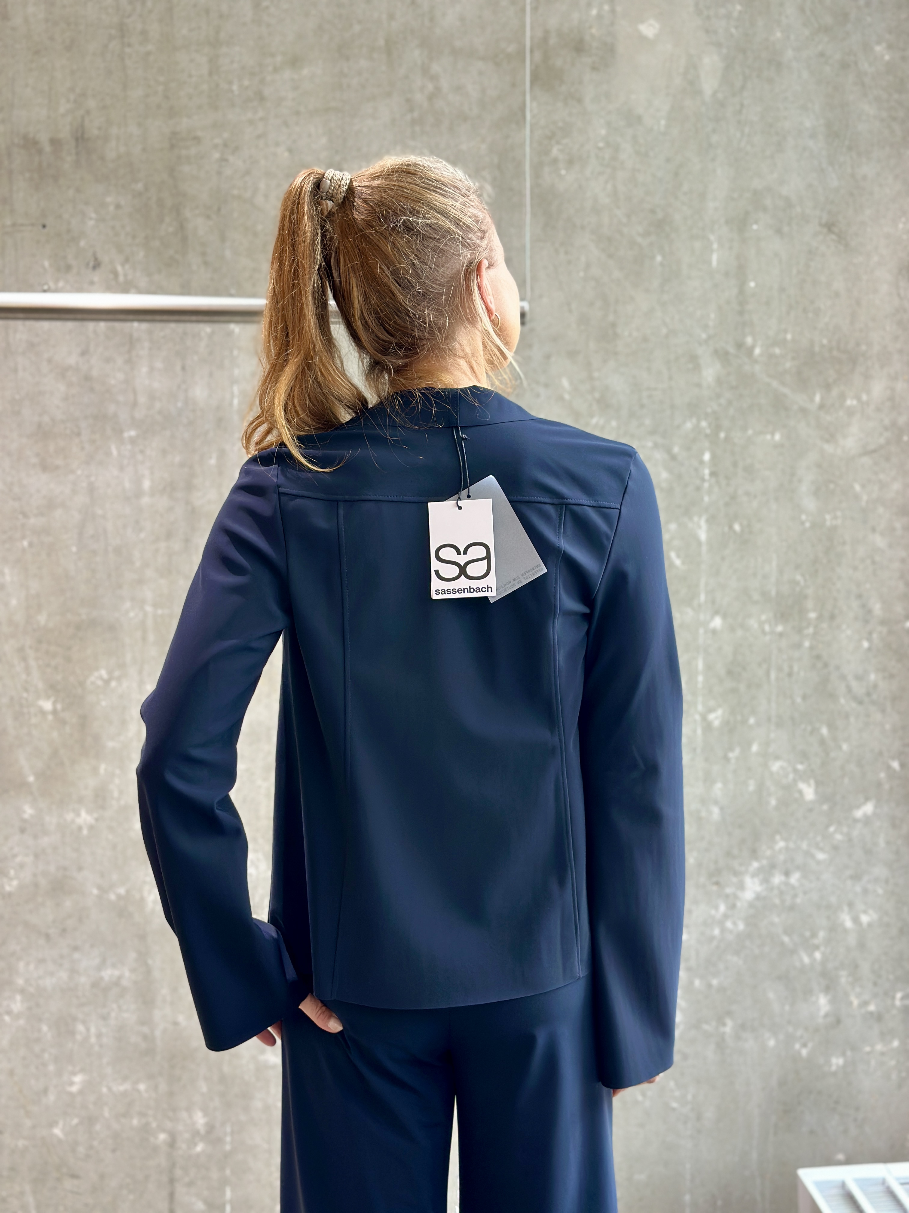 SASSENBACH_STYLE Jacke KAJA schoko, schwarz & blau 342 SASSENBACH_STYLE Jacke KAJA schoko, schwarz & blau 342