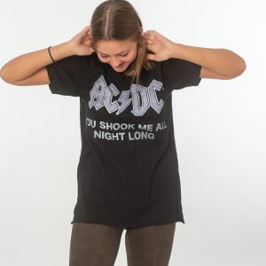 ACDC Shirt Recycelt